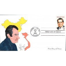 #2955 Richard Nixon Homespun FDC