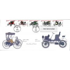 #3019-23 Antique Automobiles Homespun FDC