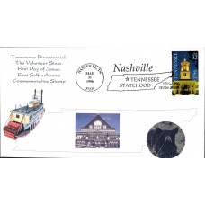 #3071 Tennessee Statehood Homespun FDC