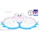 #3123 Love - Swans Homespun FDC