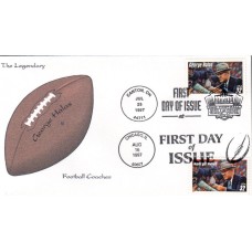 #3146//50 George Halas Dual Homespun FDC