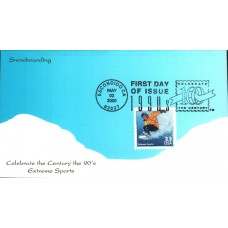 #3191d Extreme Sports Homespun FDC