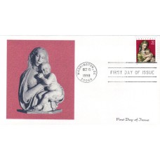 #3244 Madonna and Child Homespun FDC