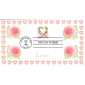 #3274 Victorian Love Homespun FDC