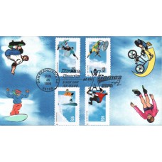 #3321-24 Xtreme Sports Homespun FDC