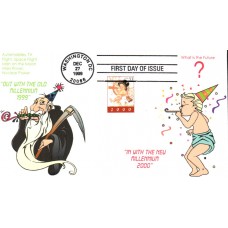 #3369 New Year Baby Homespun FDC