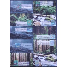 #3378 Pacific Coast Rain Forest Homespun FDC Set