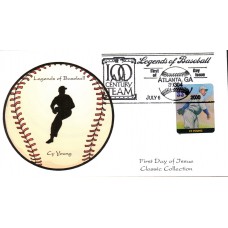 #3408m Cy Young Homespun FDC