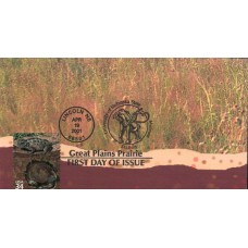 #3506h Prairie Pocket Gopher Homespun FDC