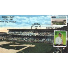 #3517 Comiskey Park Combo Homespun FDC