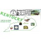 #3577 Greetings From Kentucky Homespun FDC