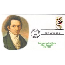 #3650 John James Audubon Homespun FDC 