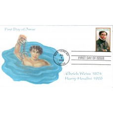 #3651 Harry Houdini Homespun FDC