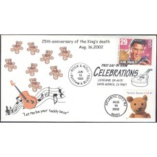 #3654 Stick Bear Dual Homespun FDC 