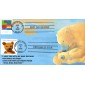 #3654 Stick Bear - Love Dual Homespun FDC