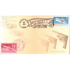 #3783 Wright Brothers First Flight Homespun FDC 