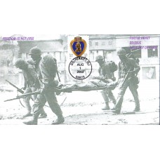 #3784A Purple Heart Homespun FDC