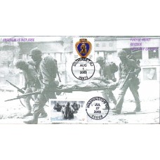 #3784A Purple Heart Dual Homespun FDC