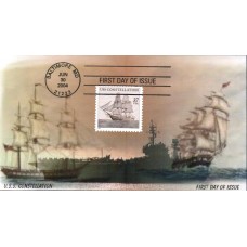 #3869 USS Constellation Homespun FDC