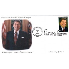 #3897 Ronald Reagan Homespun FDC