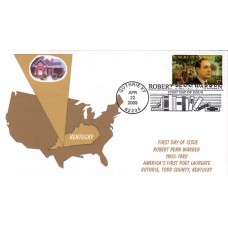 #3904 Robert Penn Warren Homespun FDC