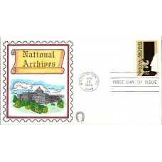 #2081 National Archives Horseshoe FDC