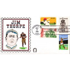 #2089 Jim Thorpe Combo Horseshoe FDC