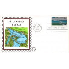 #2091 St. Lawrence Seaway Horseshoe FDC