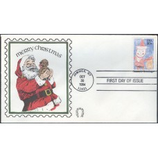 #2108 Santa Claus Horseshoe FDC