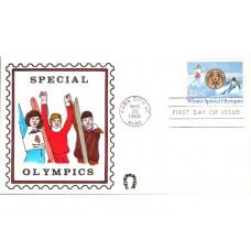 #2142 Winter Special Olympics Horseshoe FDC