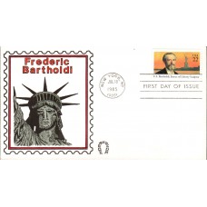 #2147 Frederic A. Bartholdi Horseshoe FDC