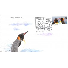 #2708 King Penguins Houge FDC