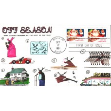 #2579-80 Santa Claus Hudeck FDC