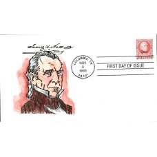 #2587 James Polk Hussey FDC