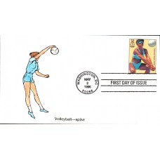 #3068k Beach Volleyball Hussey FDC