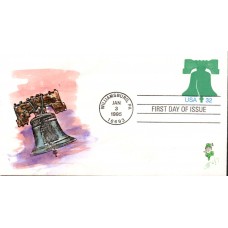 #U632 Liberty Bell Hussey FDC