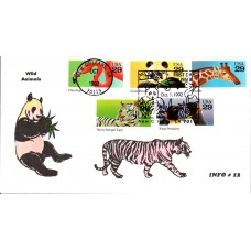 #2705-09 Wild Animals Info FDC