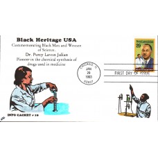 #2746 Percy Lavon Julian Info FDC