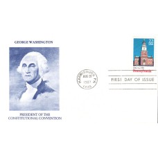 #2337 Pennsylvania Statehood JC FDC