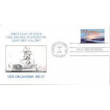 #4121 Oklahoma Statehood JC FDC