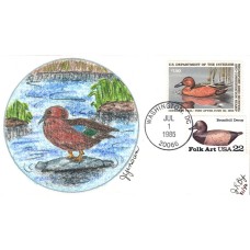 #RW52 Cinnamon Teal JLBY FDC