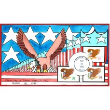 #2595-97 Eagle and Shield JLG FDC