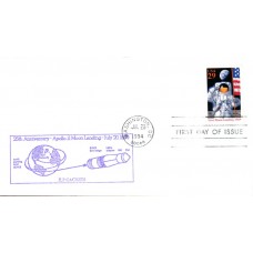 #2841 First Moon Landing JLP FDC