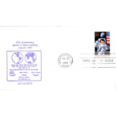 #2841 First Moon Landing JLP FDC