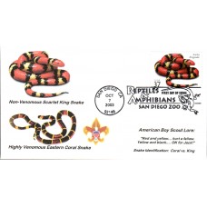 #3814 Scarlet Kingsnake Junction FDC