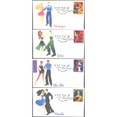 #3939-42 Latin Dances Junction FDC Set