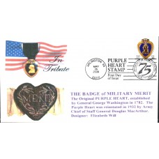 #4032 Purple Heart Junction FDC