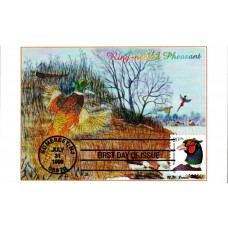 #3050 Ring-necked Pheasant Juvelar FDC