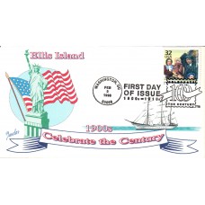 #3182i Immigrants Arrive - Ellis Island Juvelar FDC