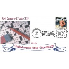 #3183l Crossword Puzzle Juvelar FDC